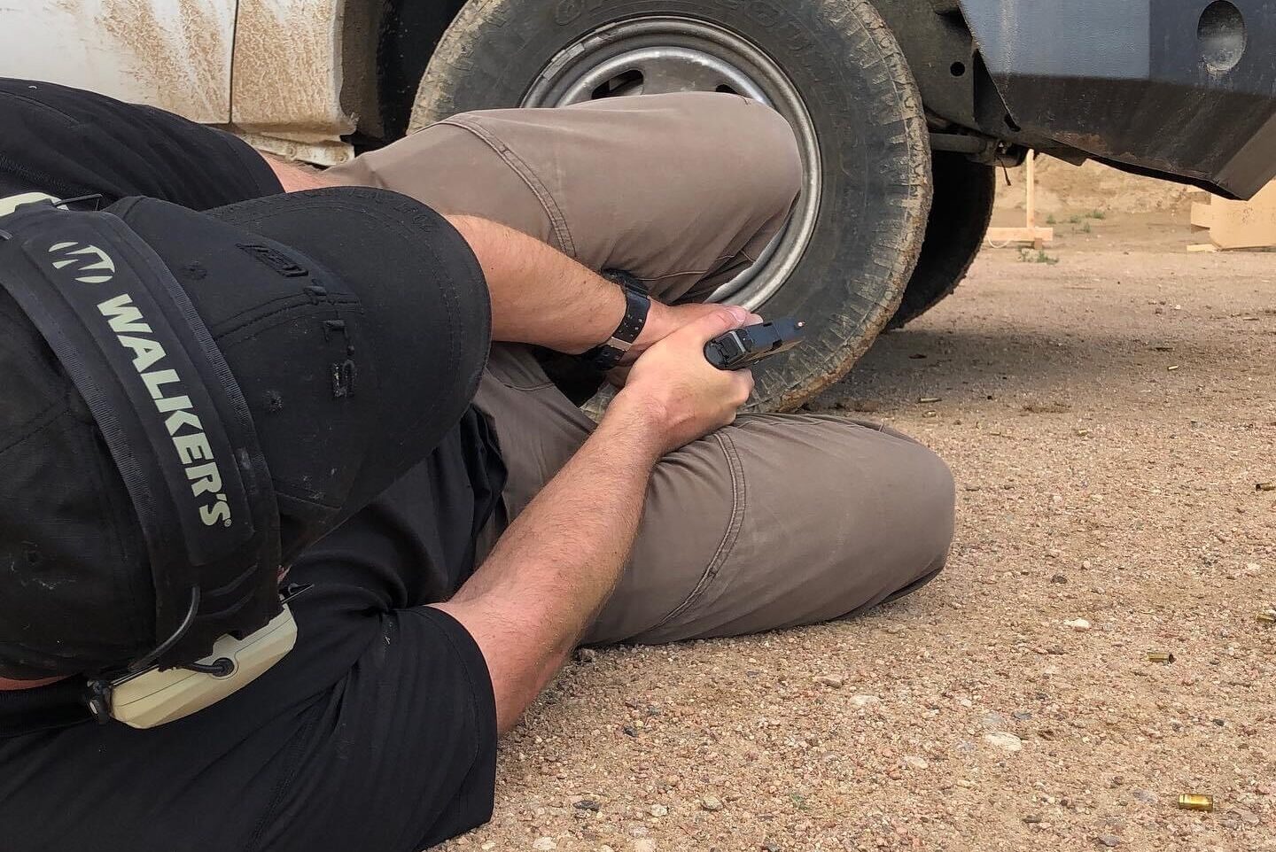 Riley Bowman Shooting Under Vehicle Riley Bowman Shooting Under Vehicle