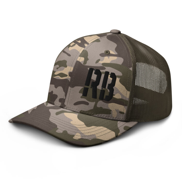 'RB' Camo Trucker Hat