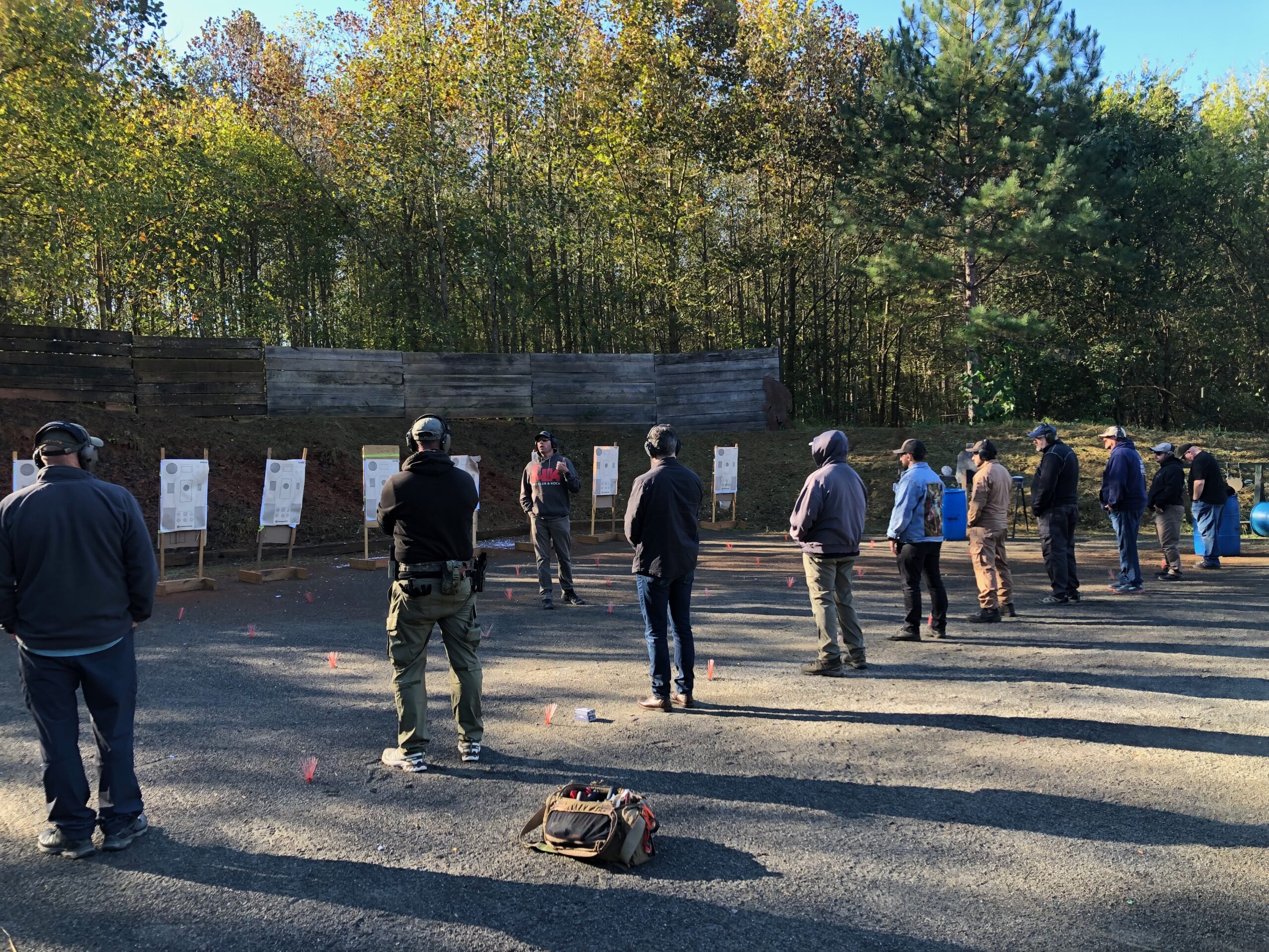 Riley Teaching Pistol IQ at Apache Solutions